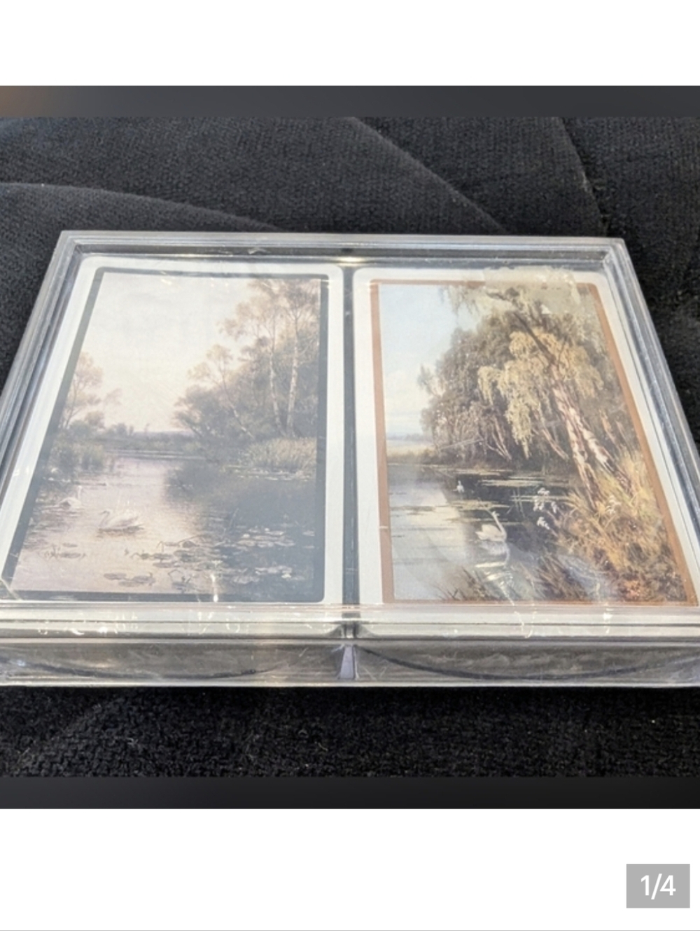 Vintage playing cards Landscape painting high quality cards, made in Canada